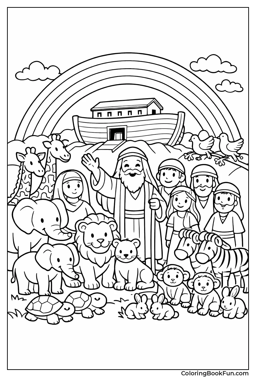 Noah Views Rainbow Promise