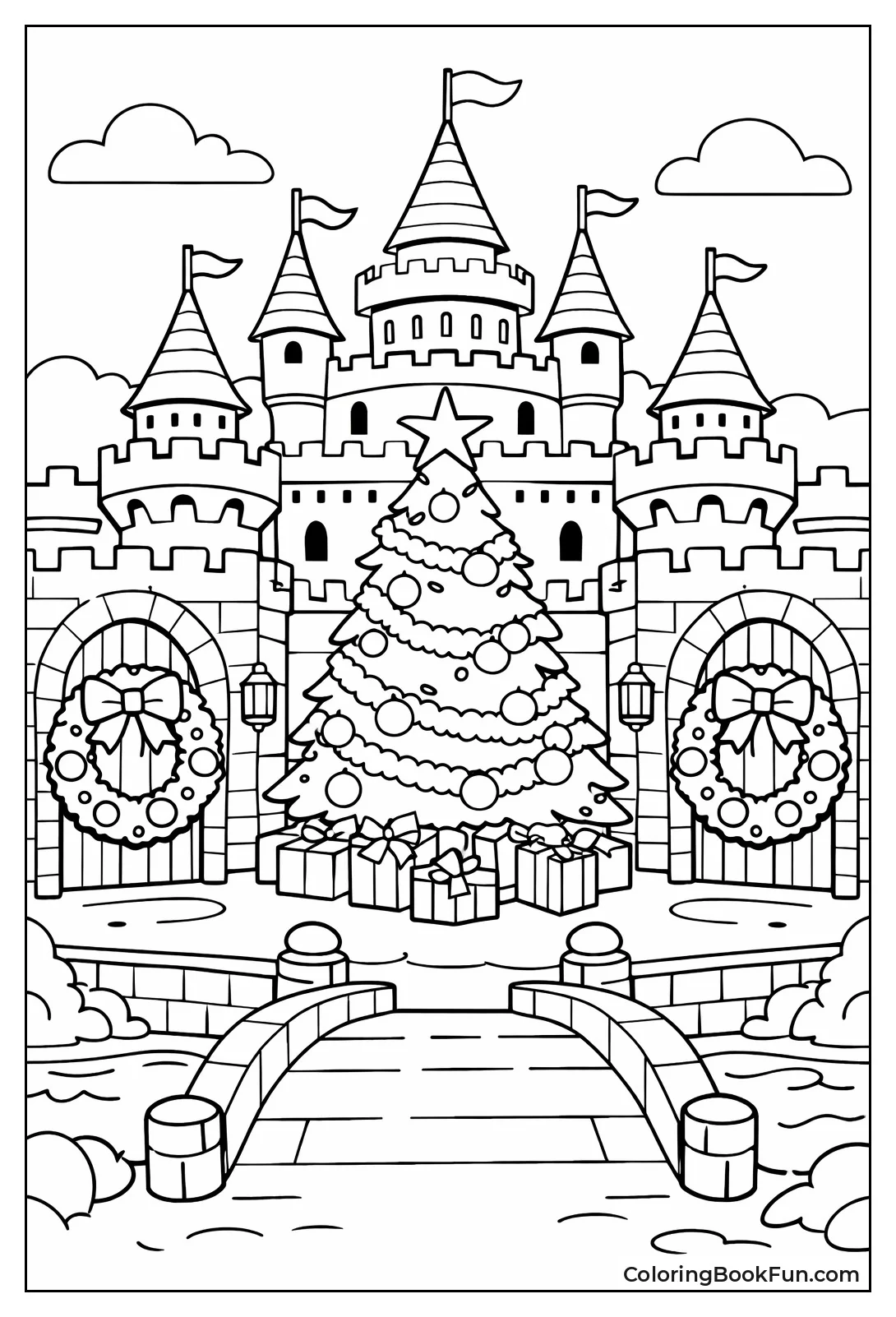 Christmas Castle Gates