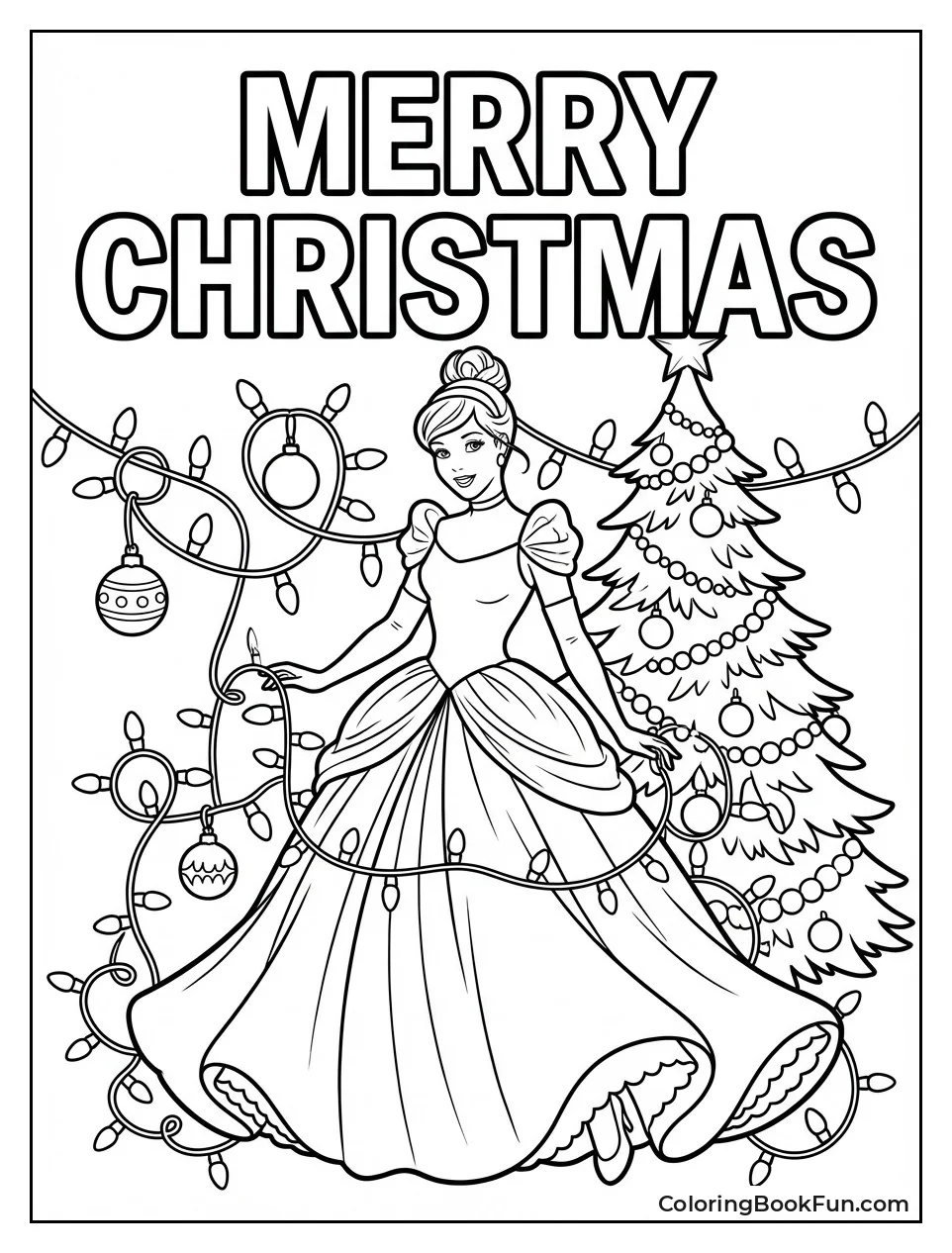 Christmas Cinderella with Tree