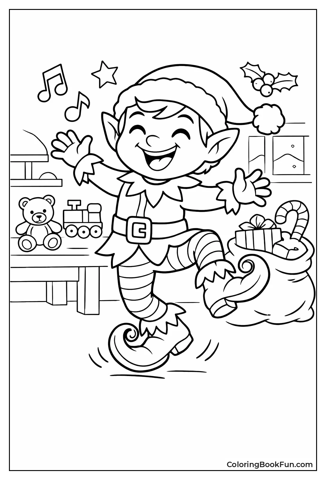 Elf Dancing Curly Shoes