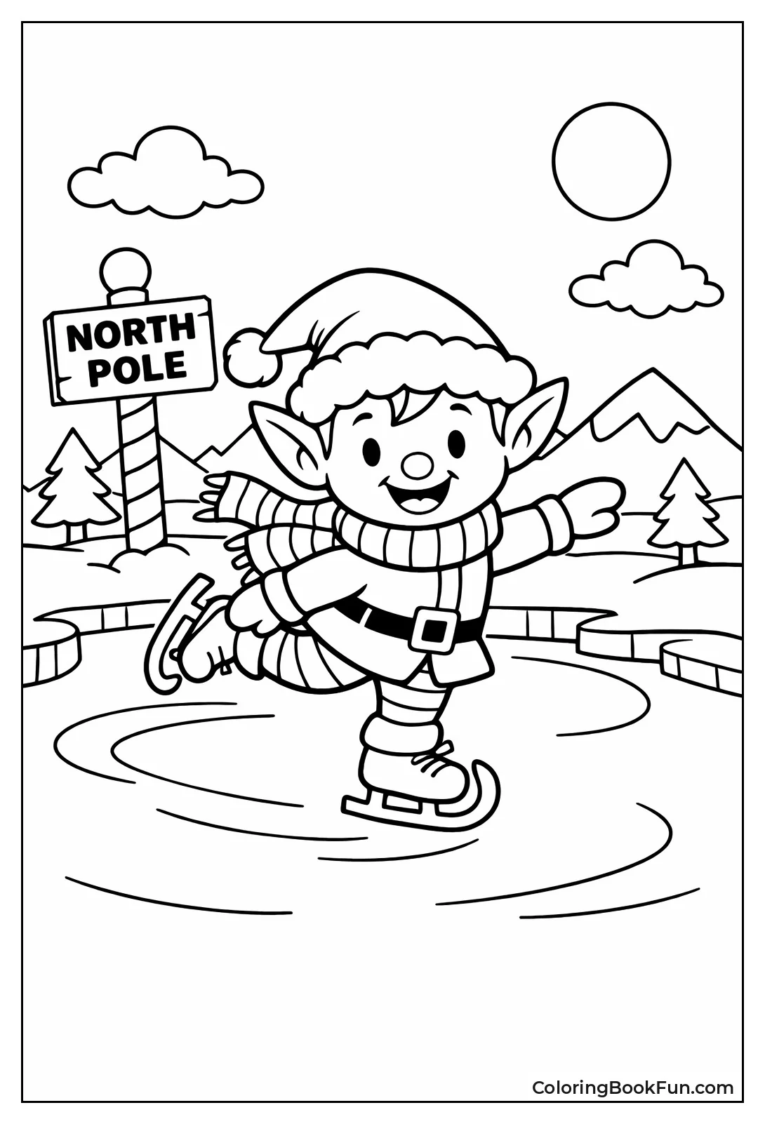 Elf Ice Skating Pond