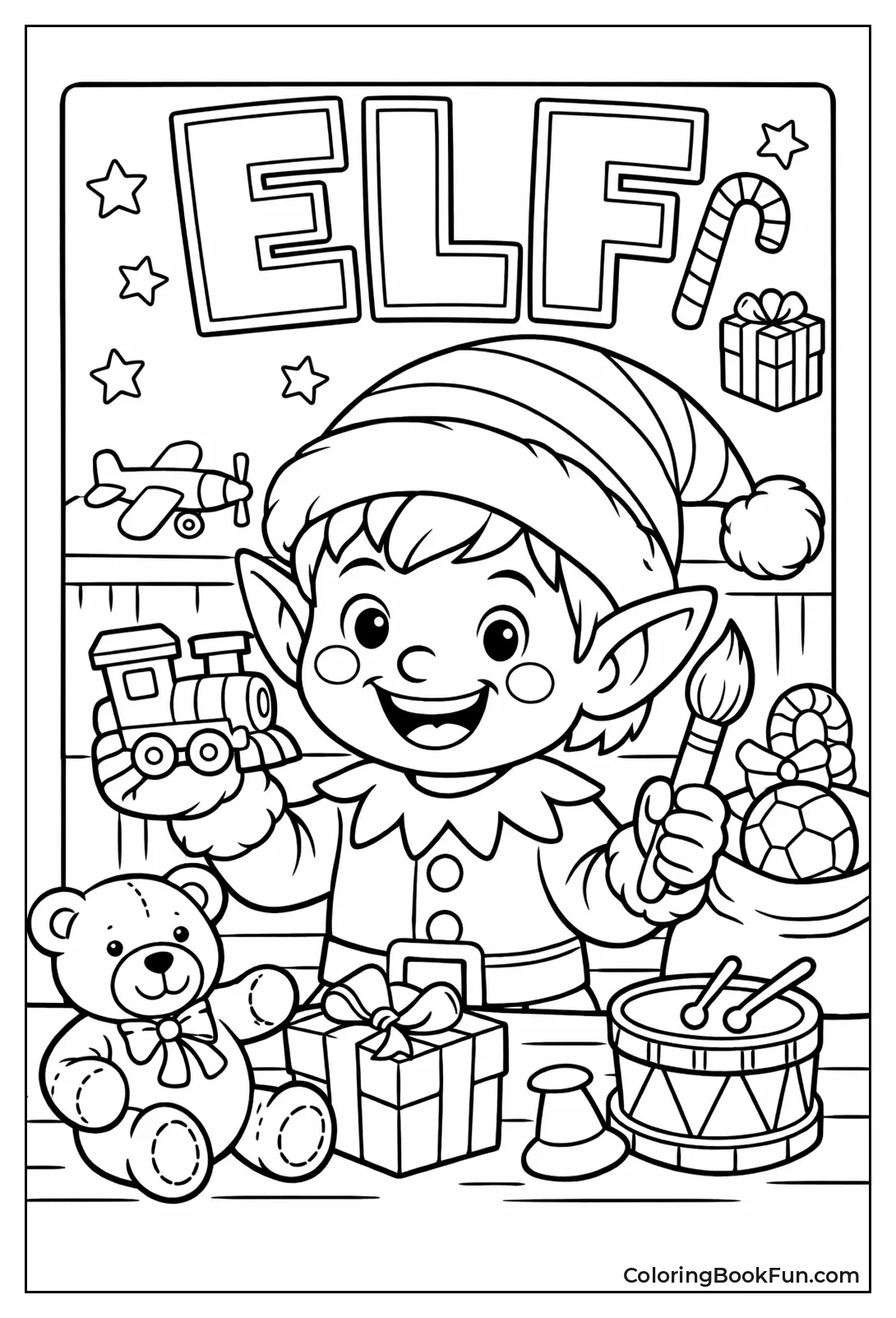 Smiling Elf Close-Up