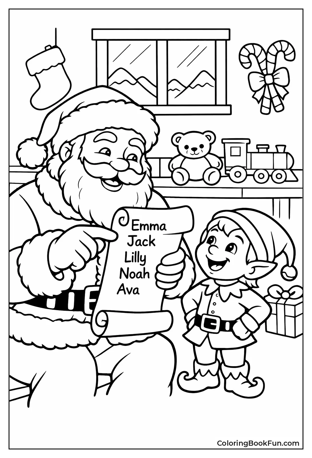 Santa Chats with Elf