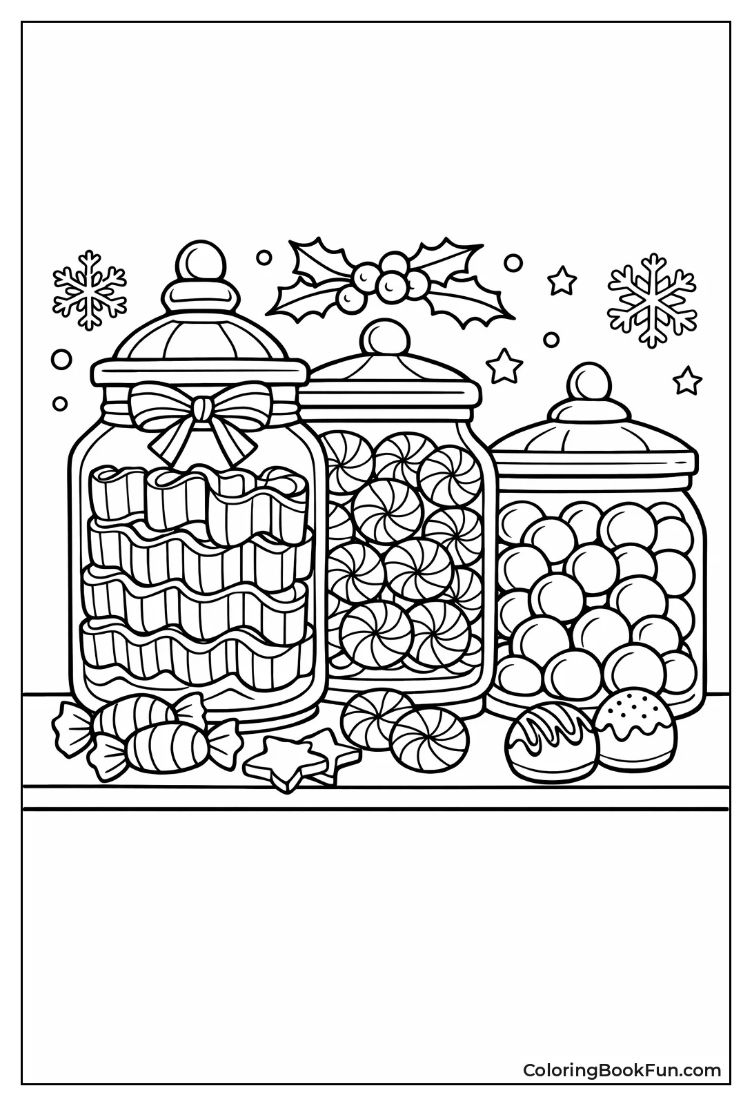 Assorted Candy Jars