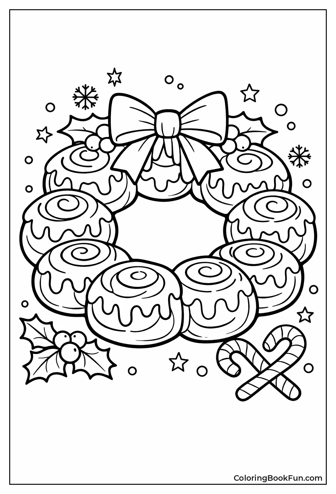 Cinnamon Roll Wreath