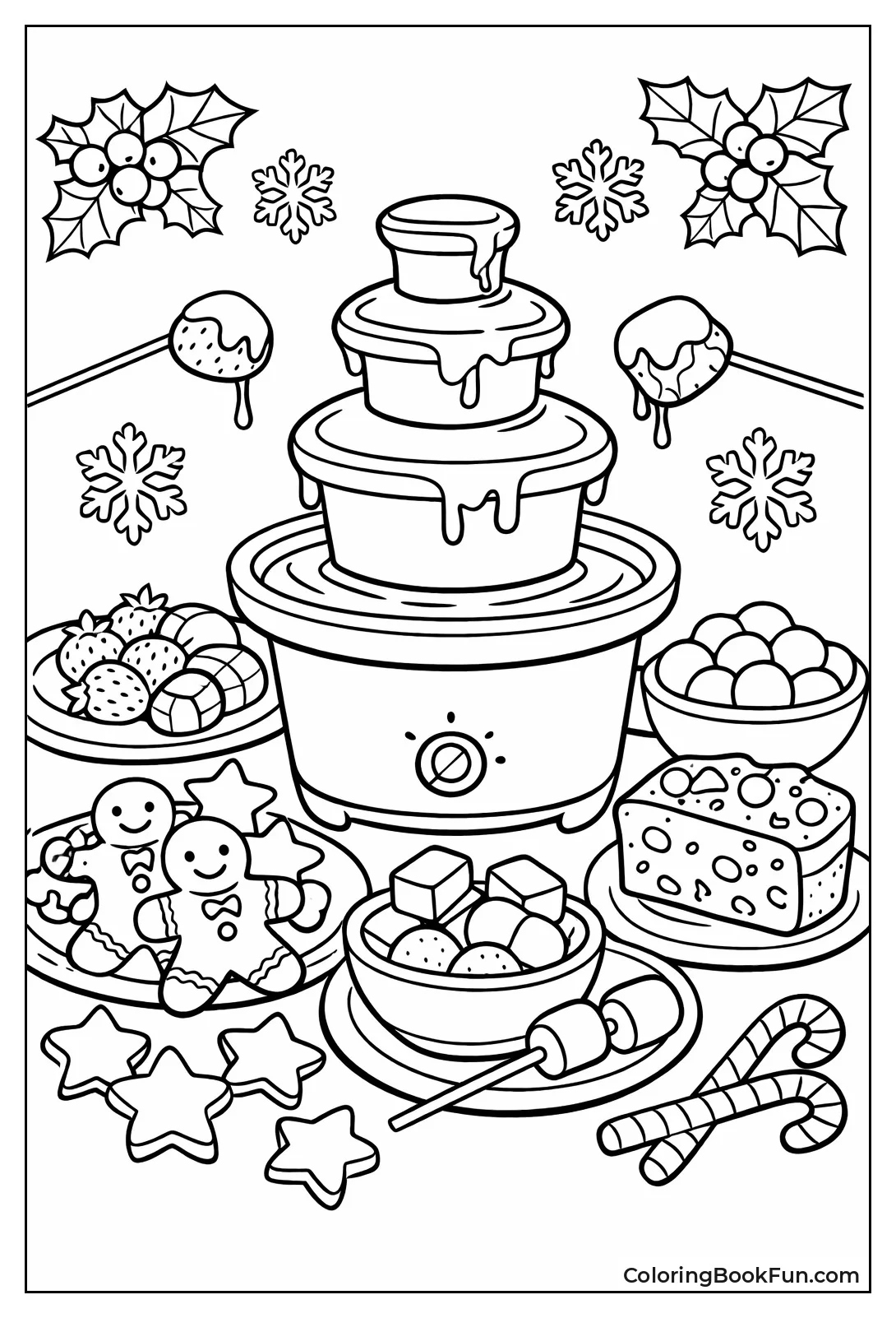 Chocolate Fondue Fruits