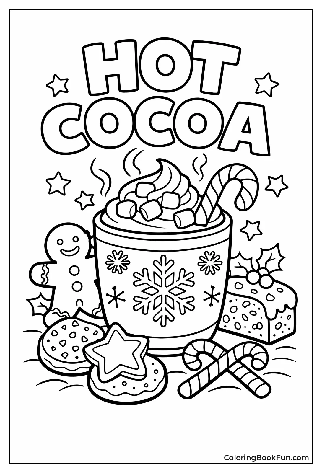 Steaming Hot Chocolate Mug