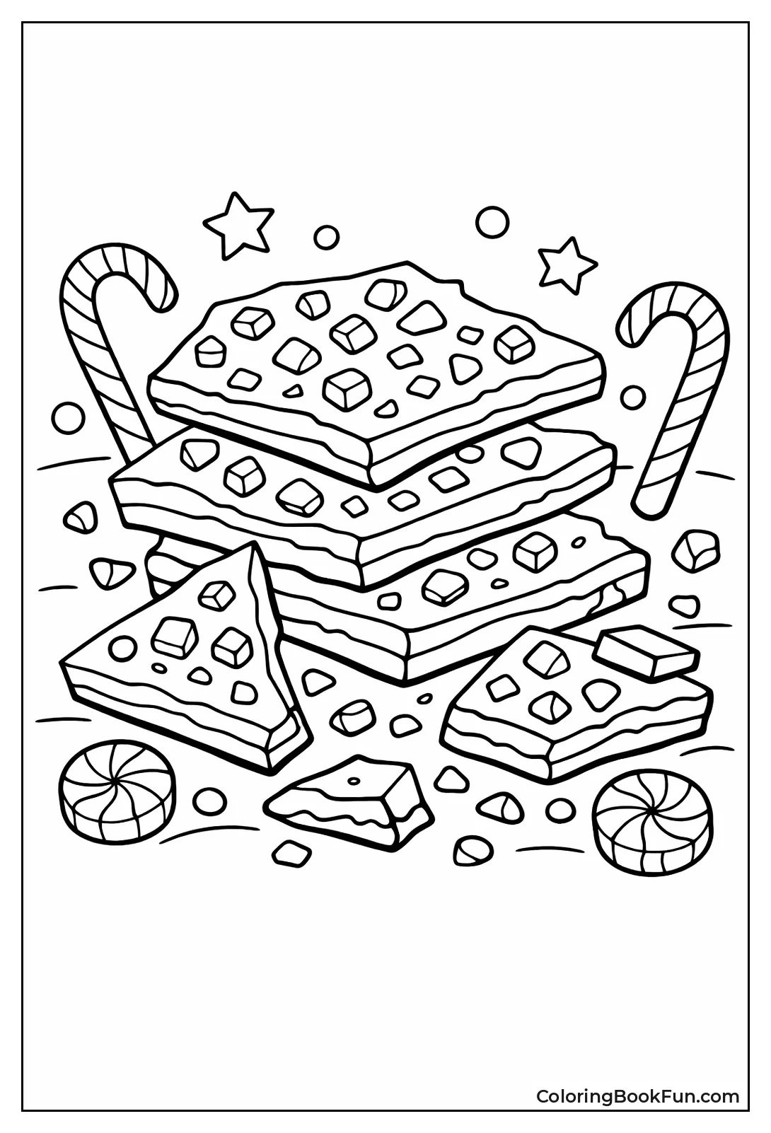 Peppermint Bark Pieces