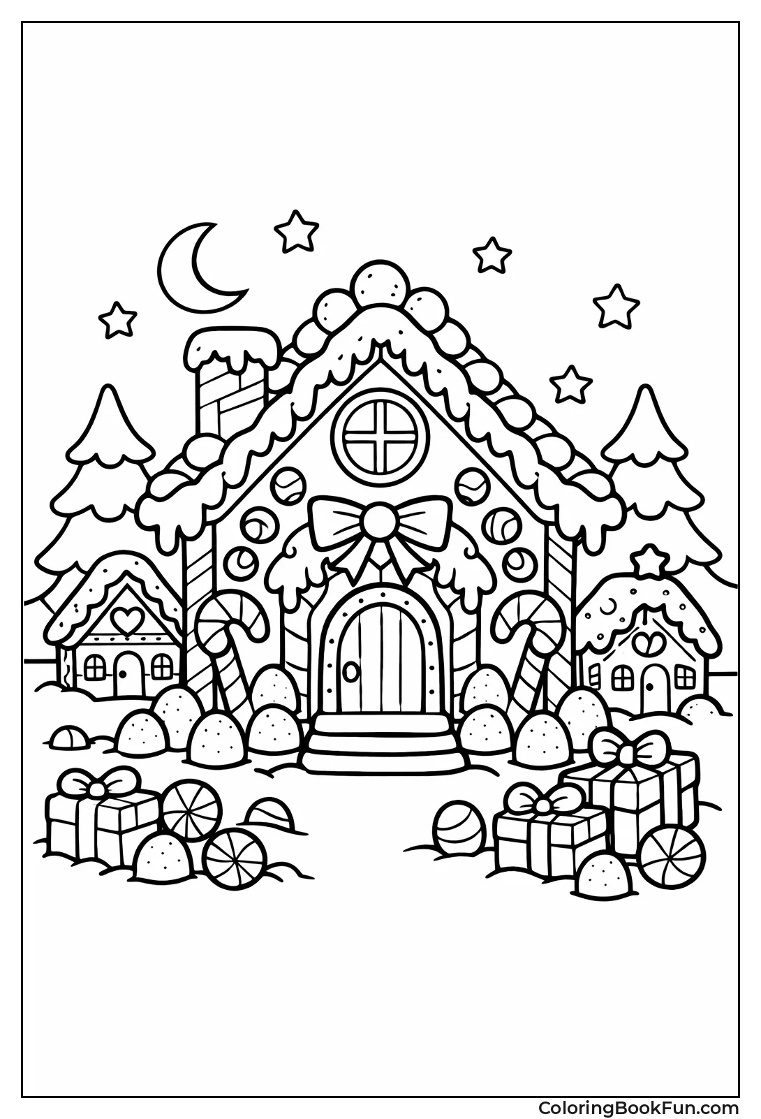 Gingerbread Houses in Village