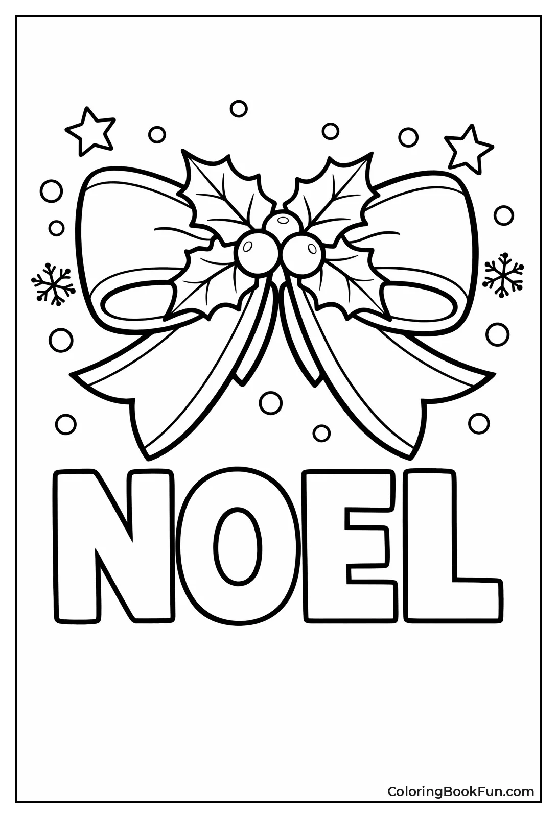 Holly Berry Christmas Bow