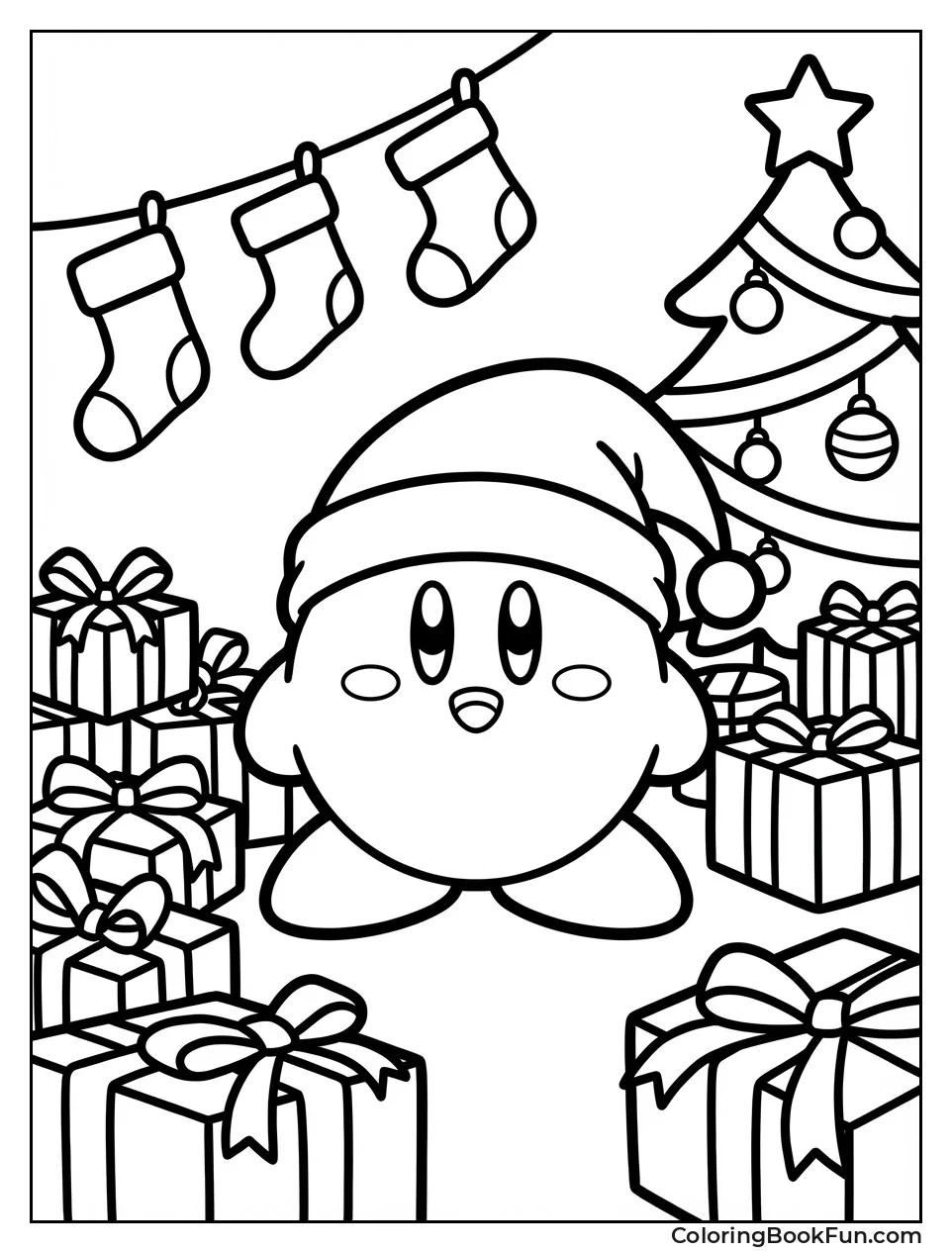 Christmas Kirby with Gifts