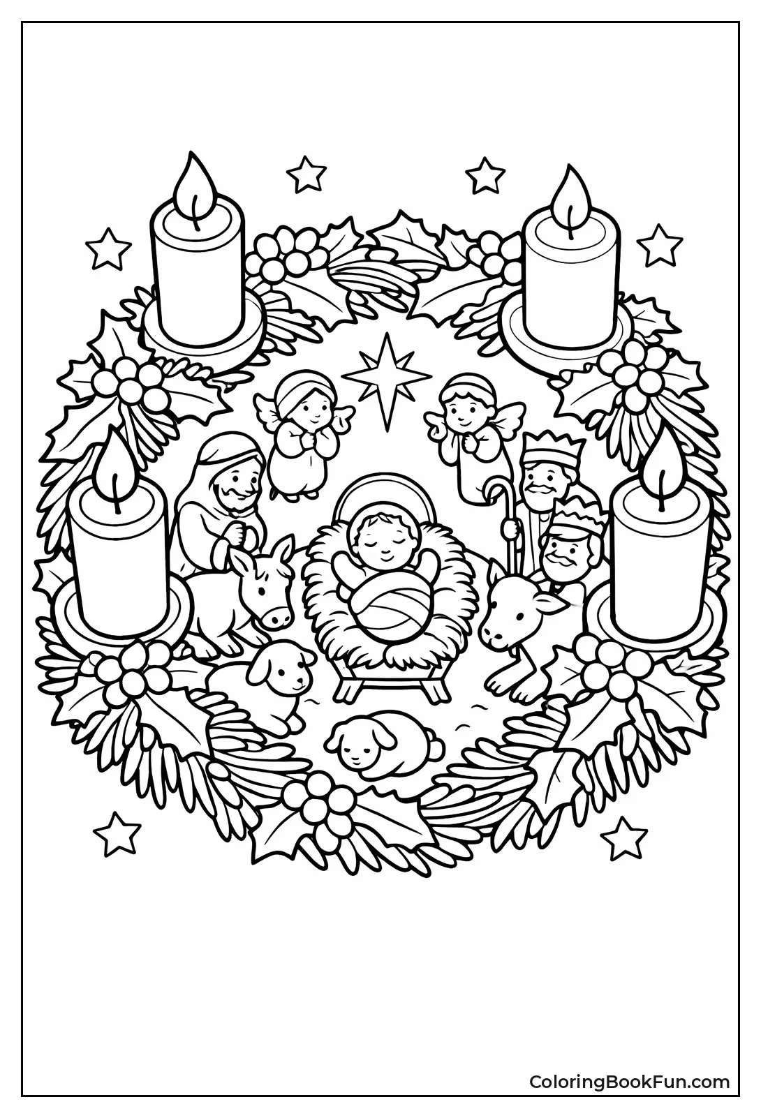 Advent Wreath Baby