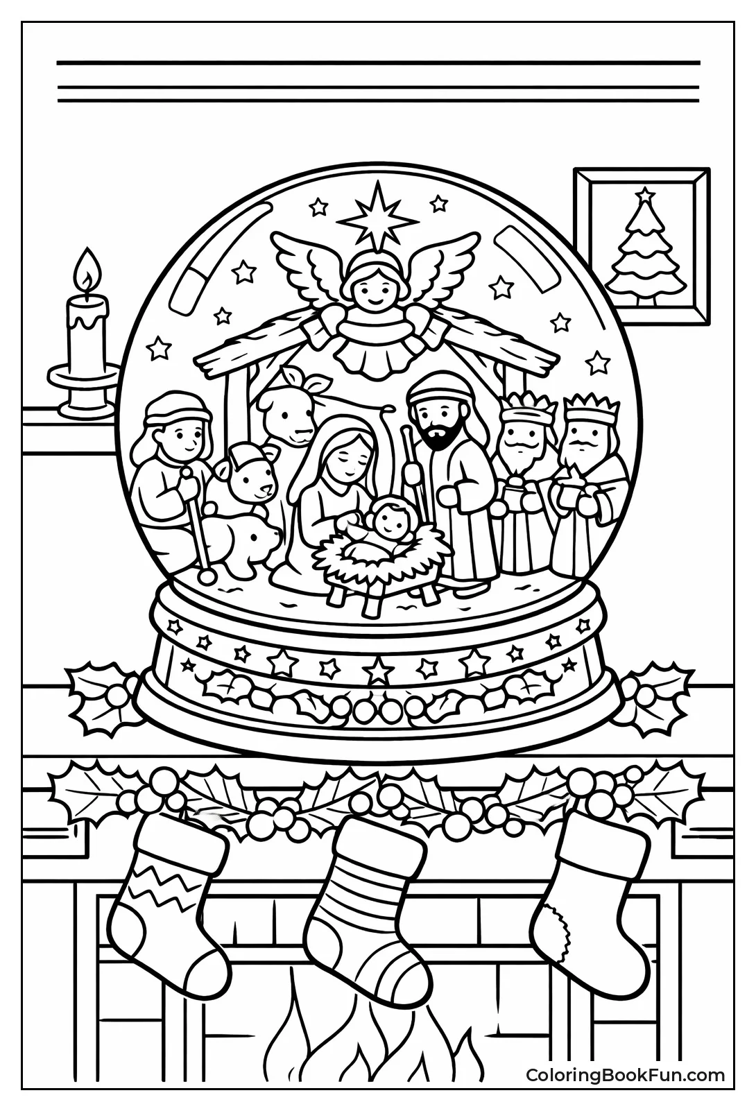 Nativity Snow Globe