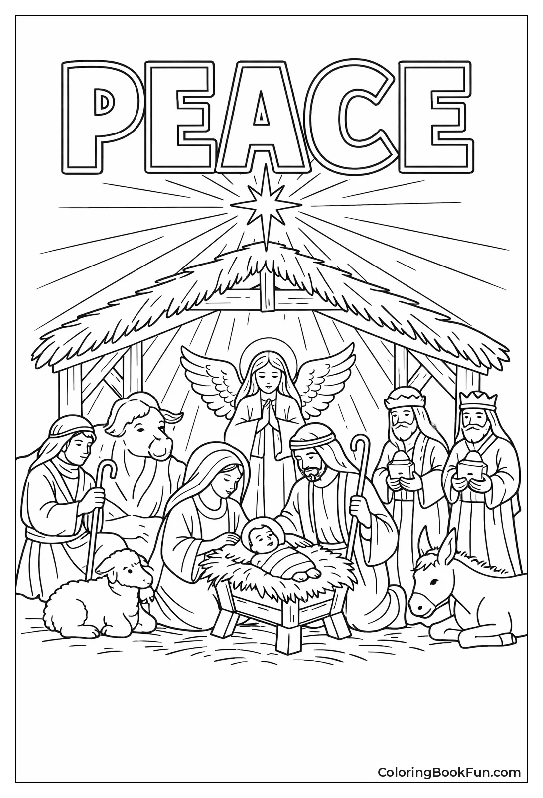 Peaceful Manger Glow