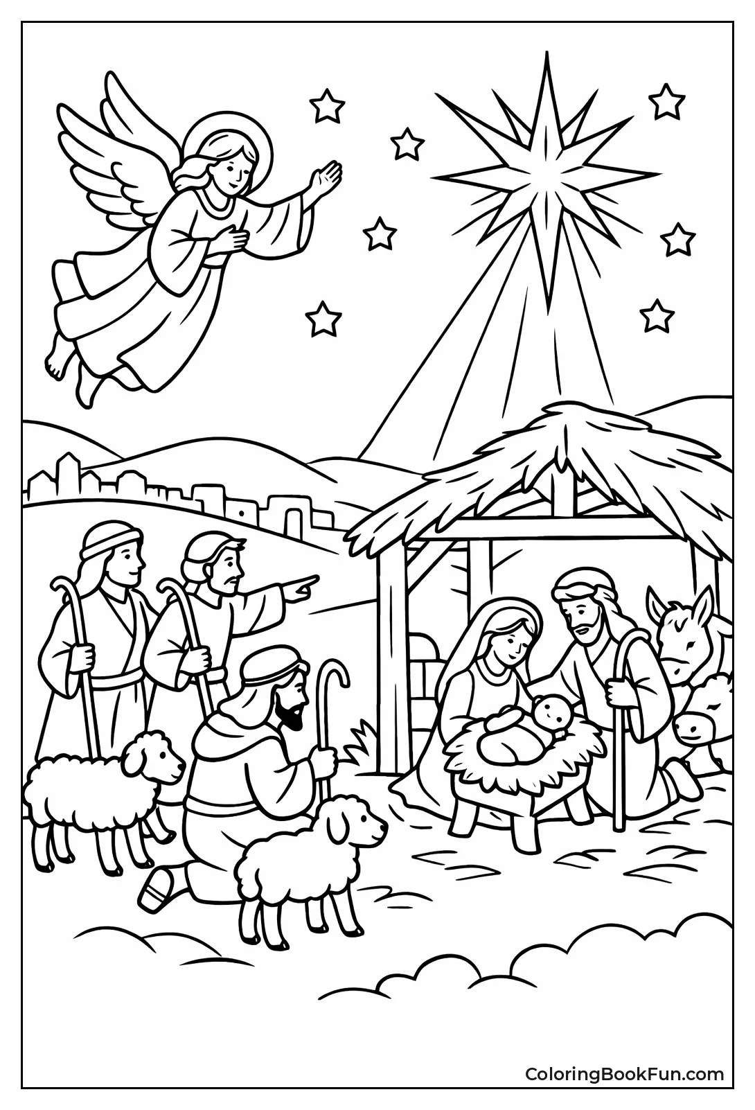 Shepherds Follow Angel