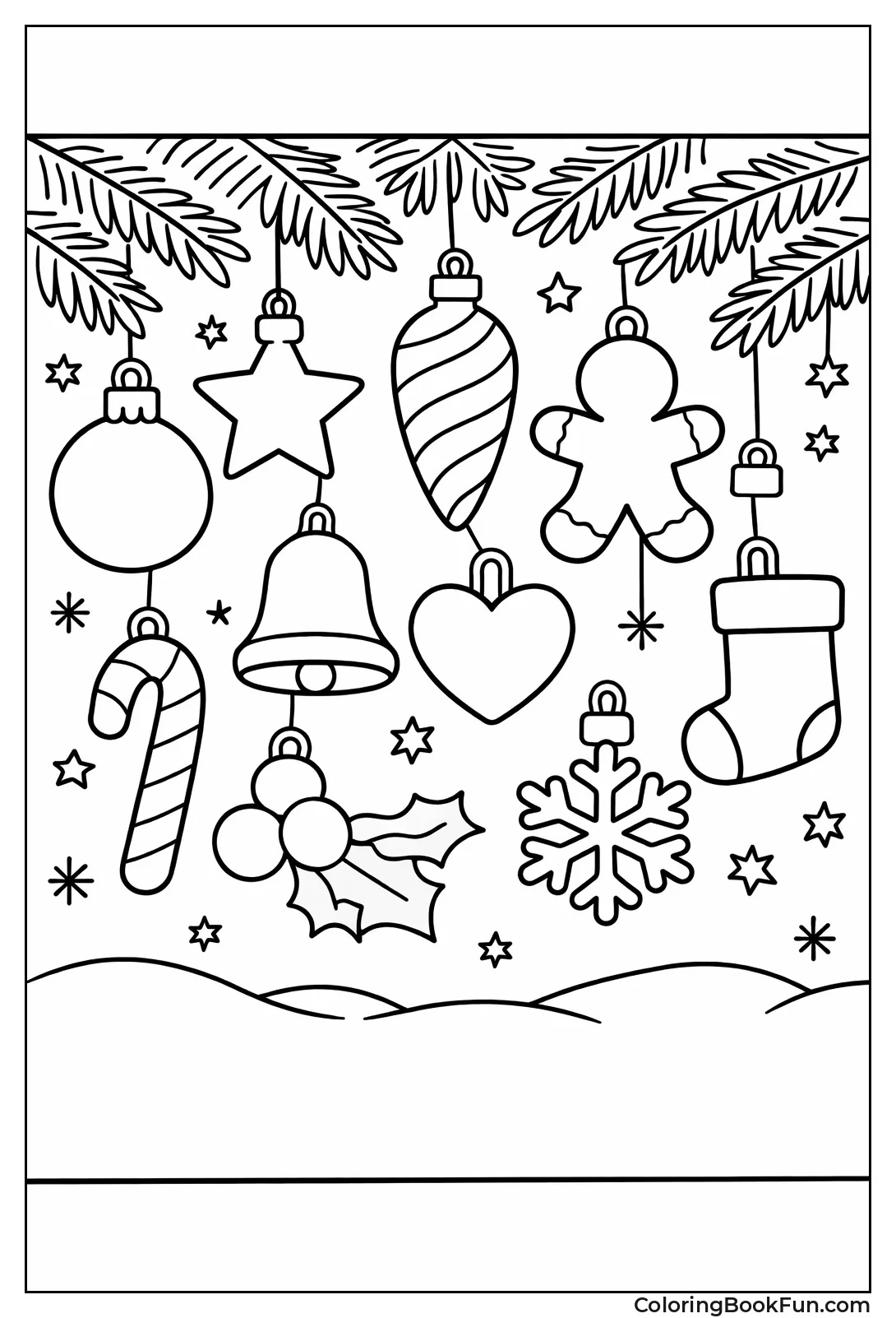 Blank Ornament Outlines