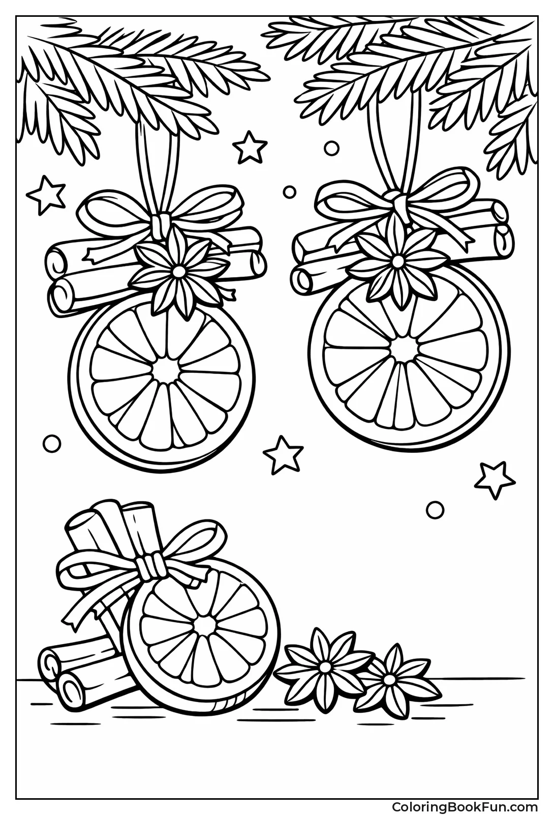 Dried Orange and Cinnamon