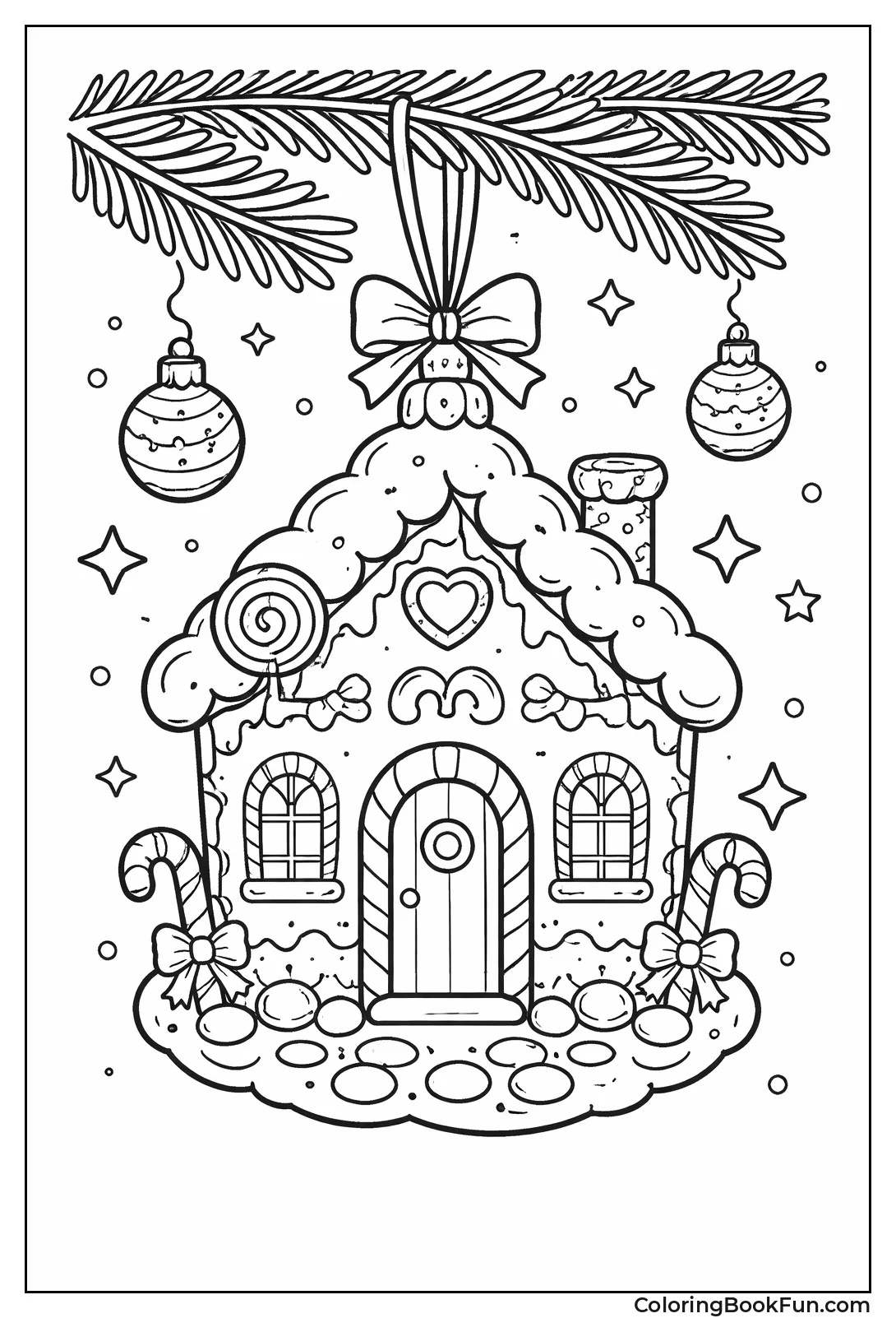Gingerbread House with Candy