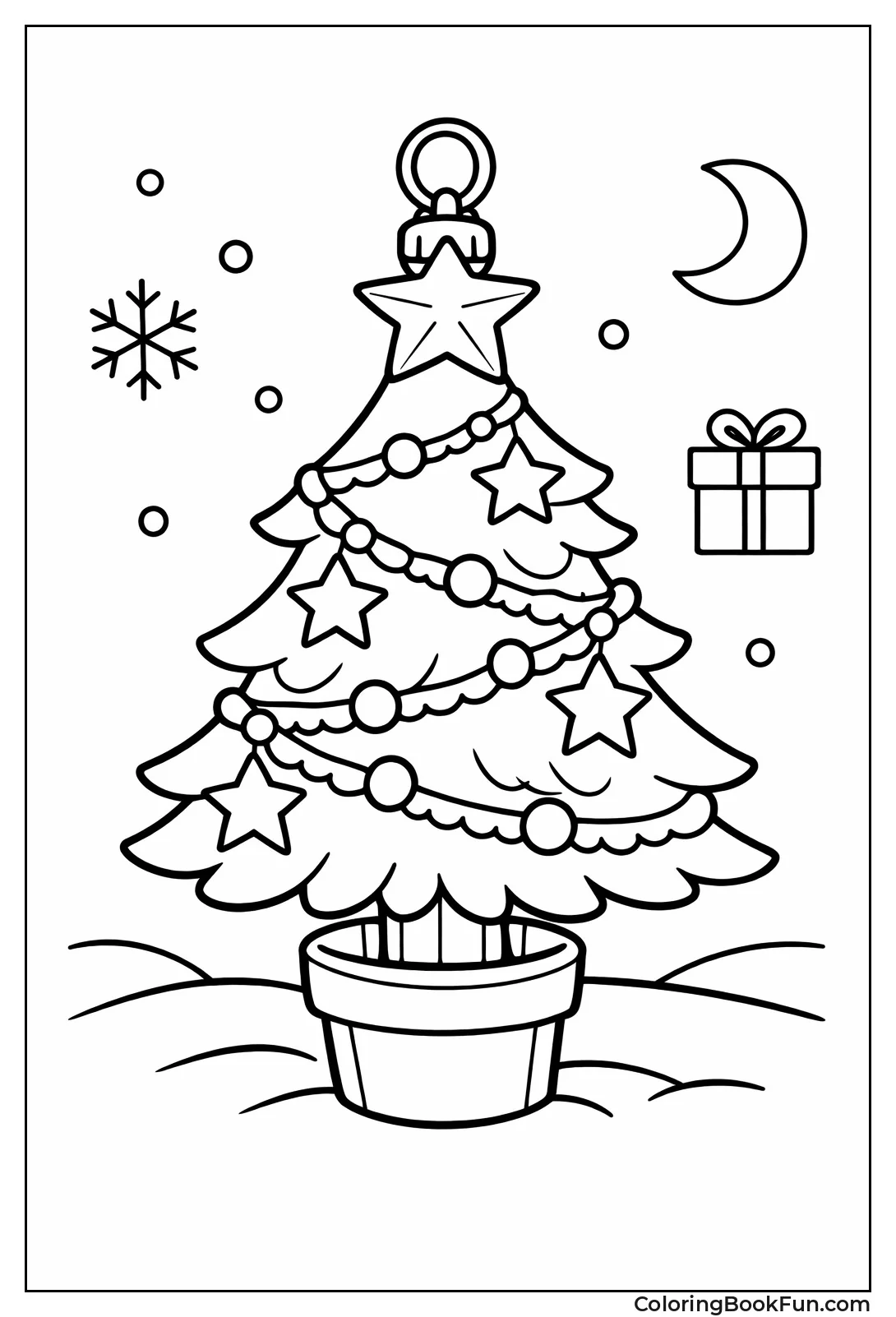 Tiny Decorated Christmas Tree