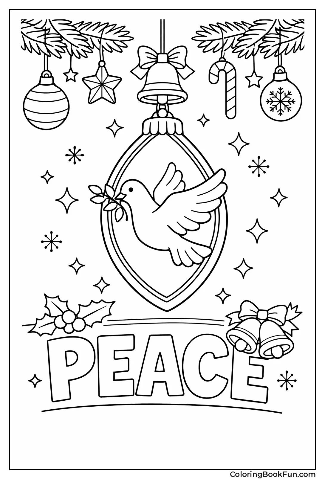 Peace Dove with Branch