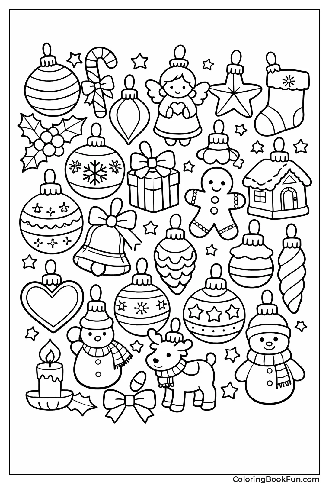 Tiny Detailed Christmas Ornaments