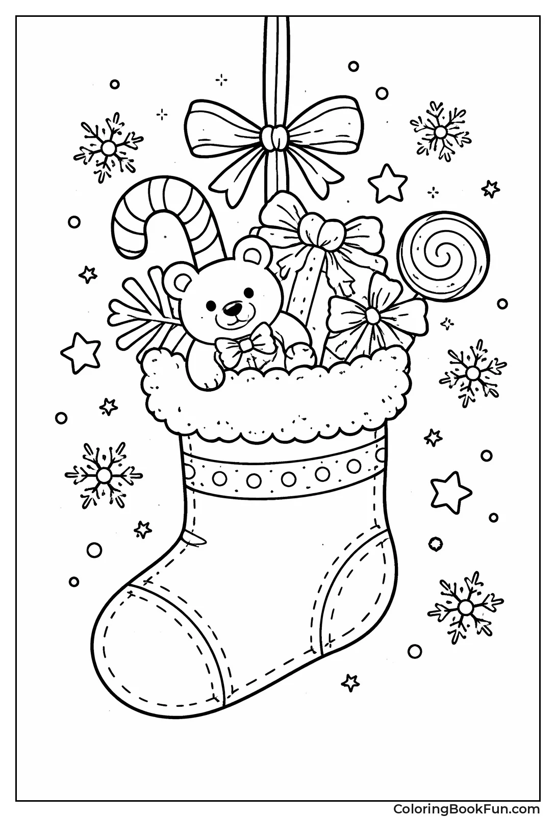 Stuffed Stocking with Toys