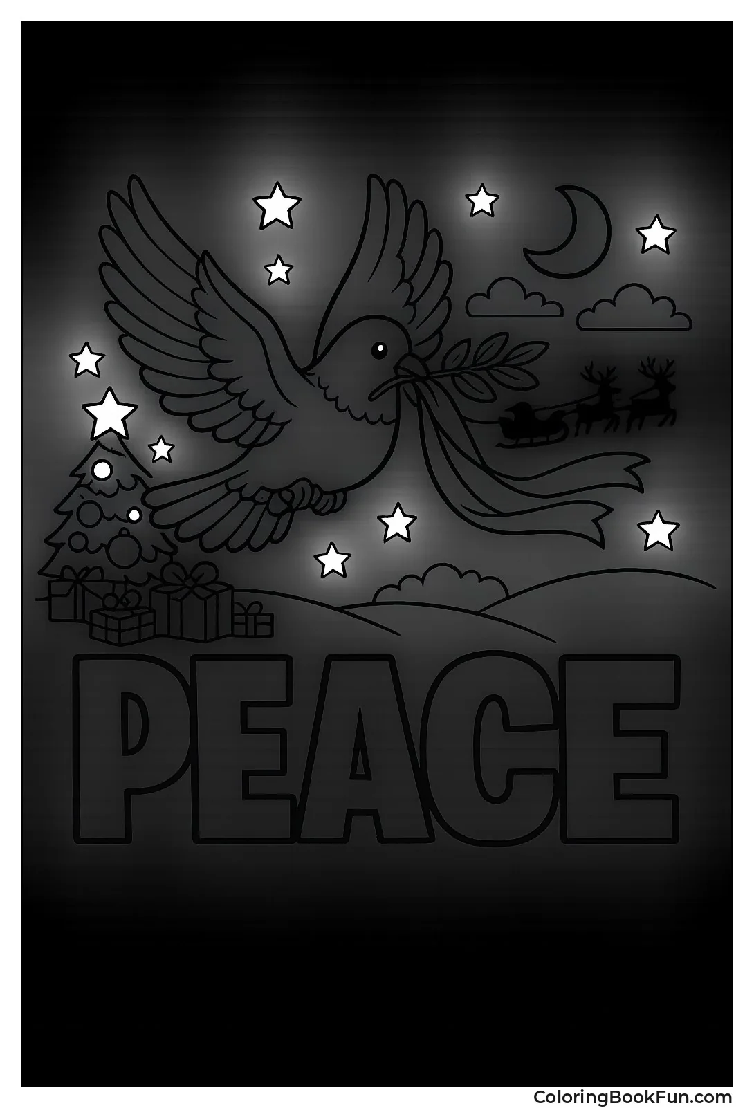 Dove Flies for Peace