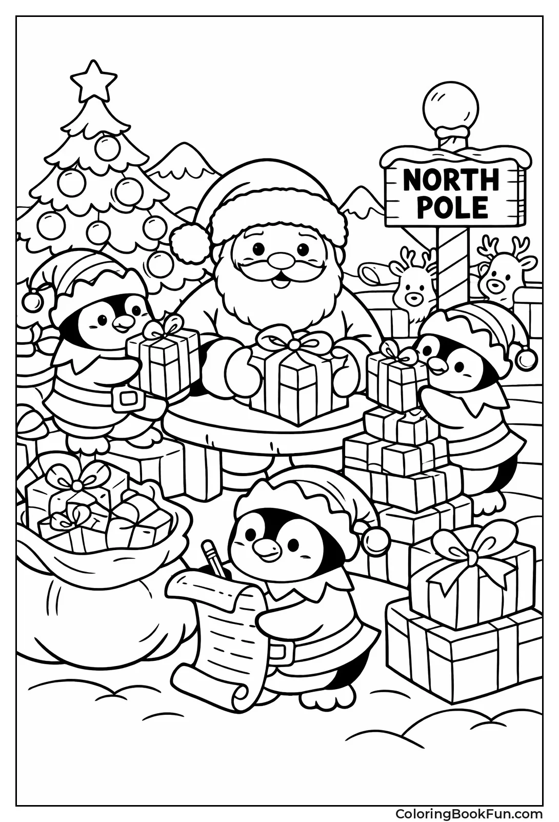 Penguins Help Santa Pack