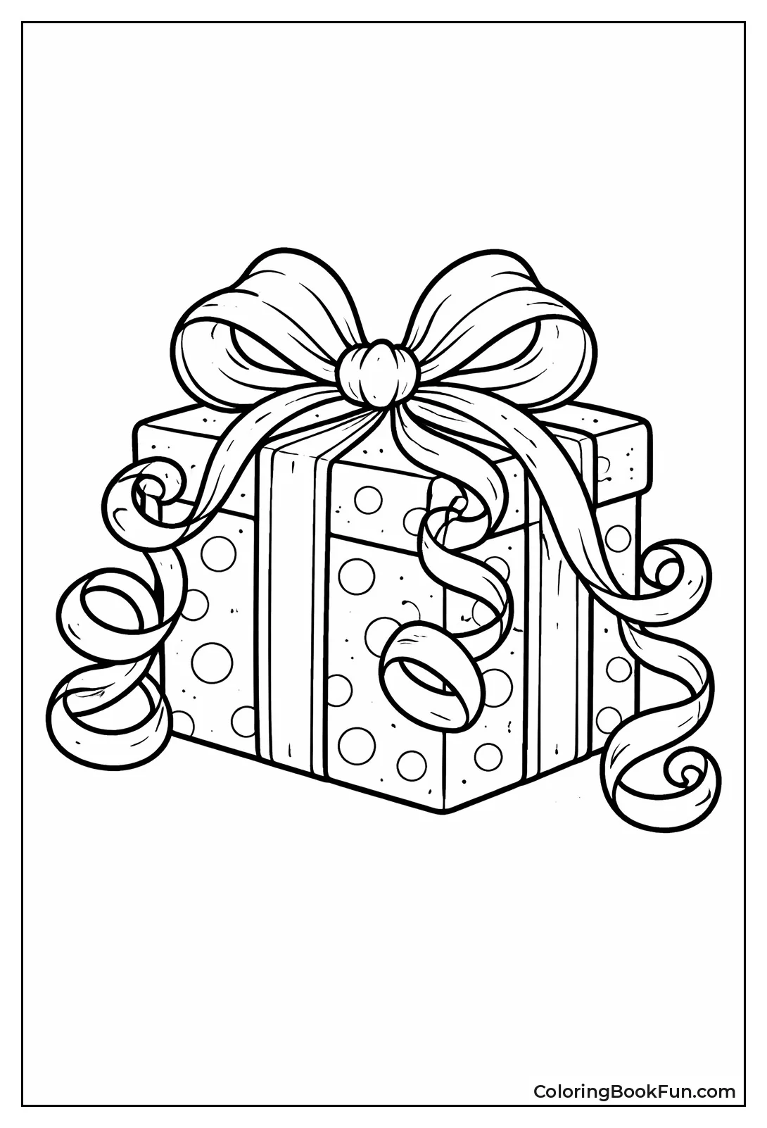 Package with Curly Ribbons