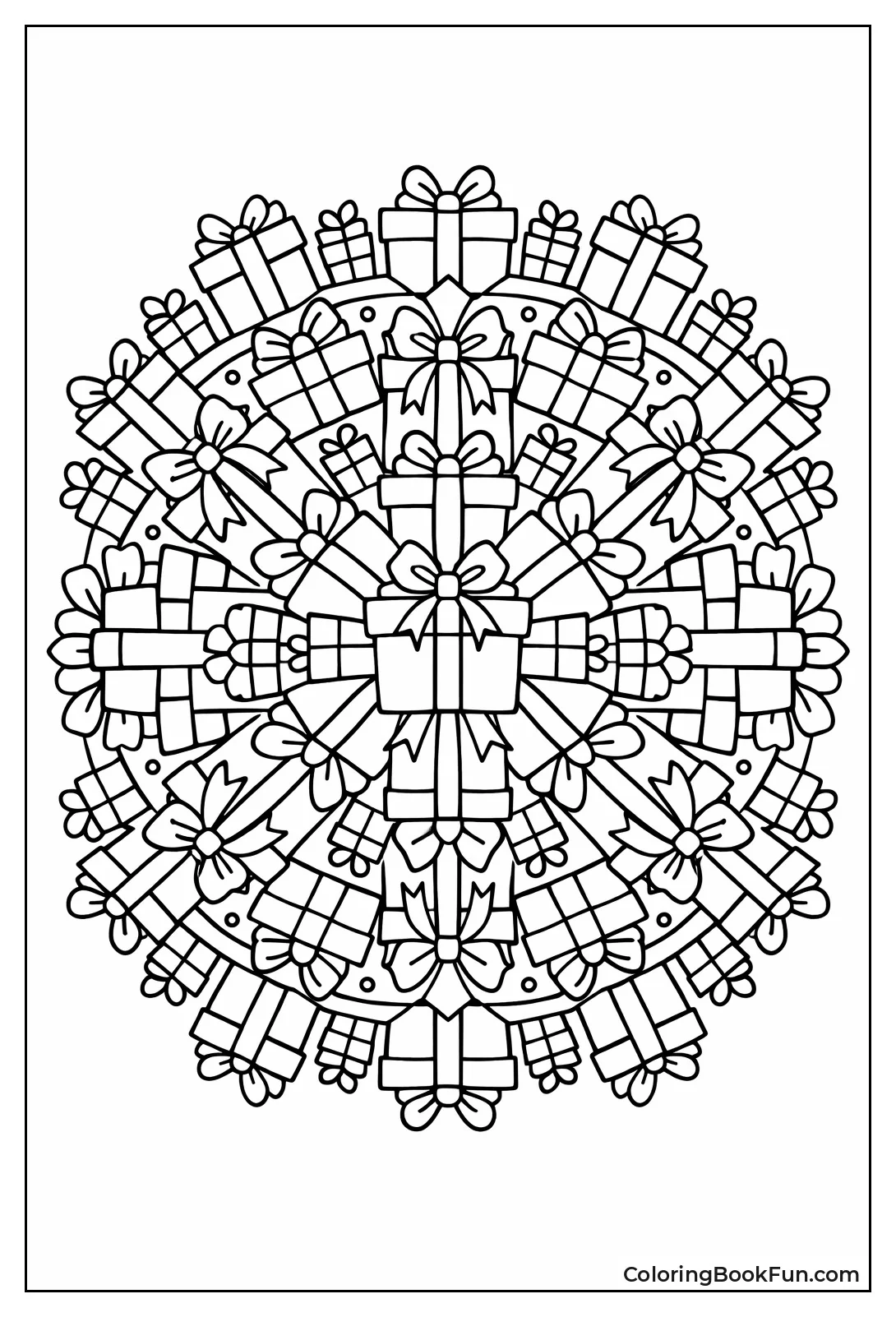 Mandala of Gift Boxes
