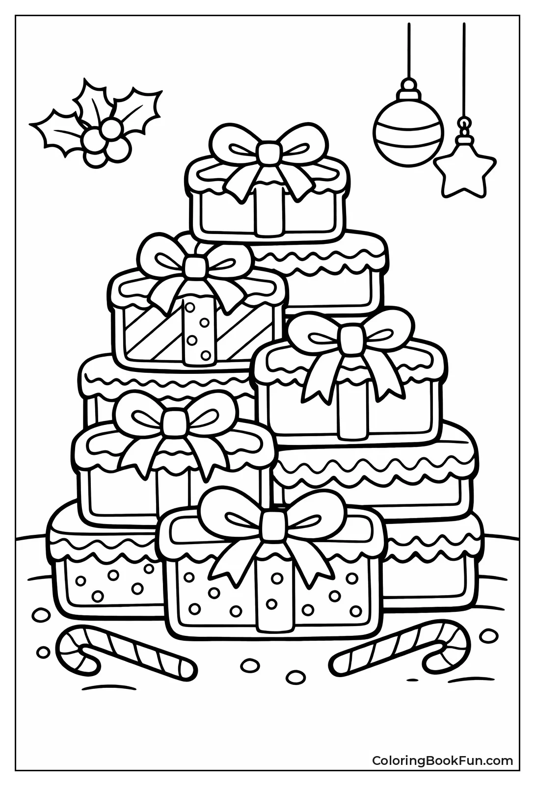 Gingerbread Stack with Frosting