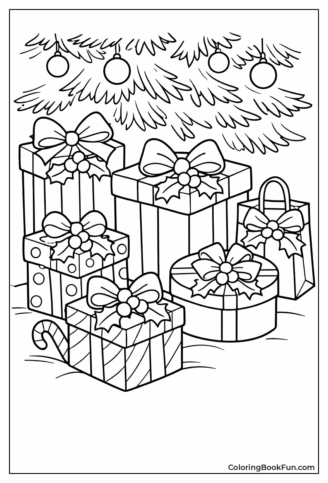 Holly on Ribbon Gifts