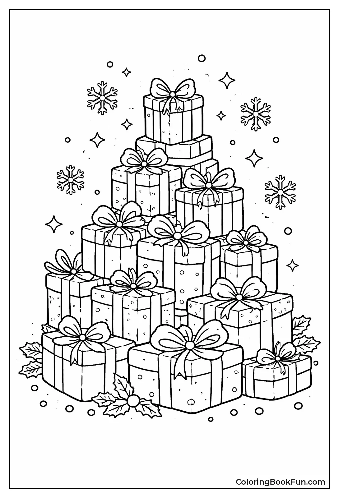 Pyramid Stack of Boxes