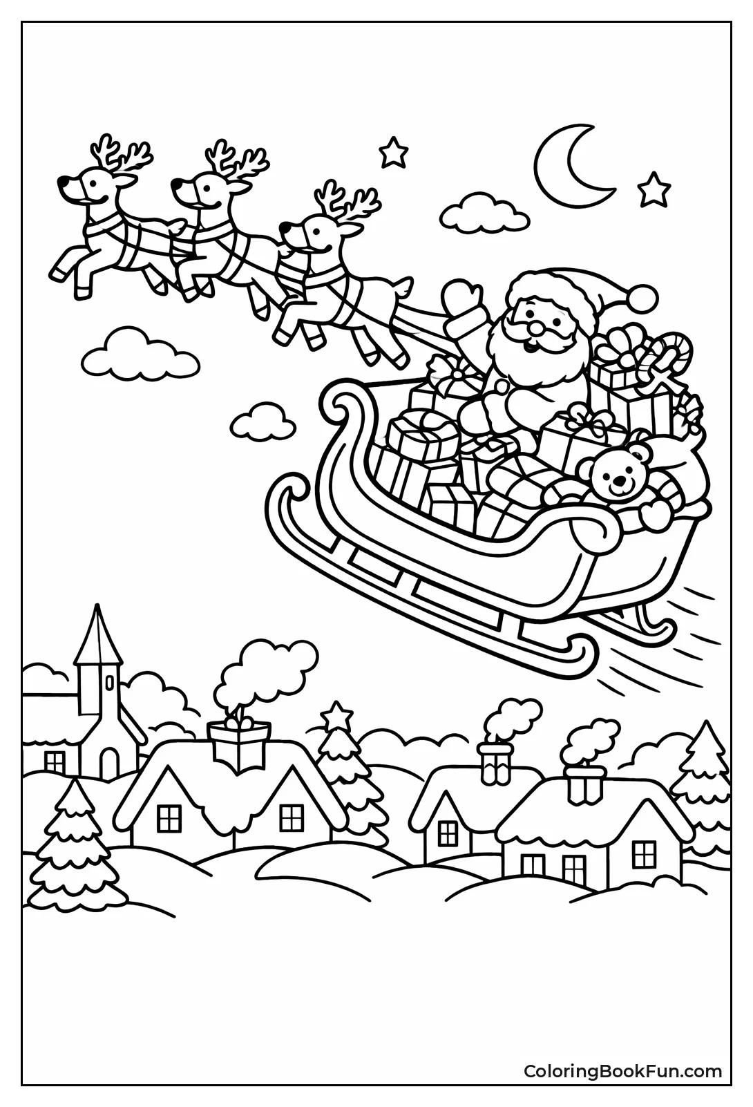 Sleigh Flies with Packages