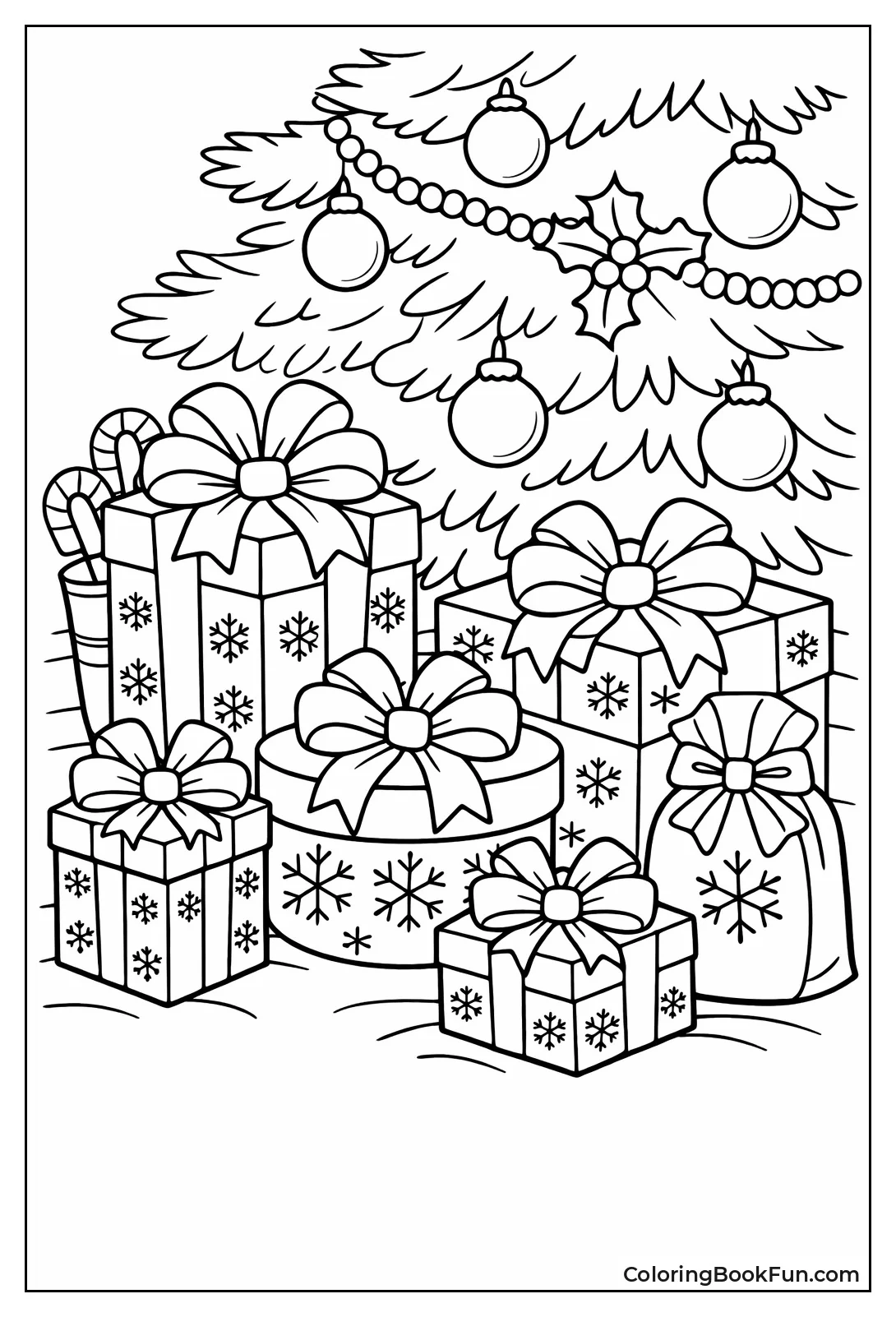 Snowflake Patterned Blue Bows