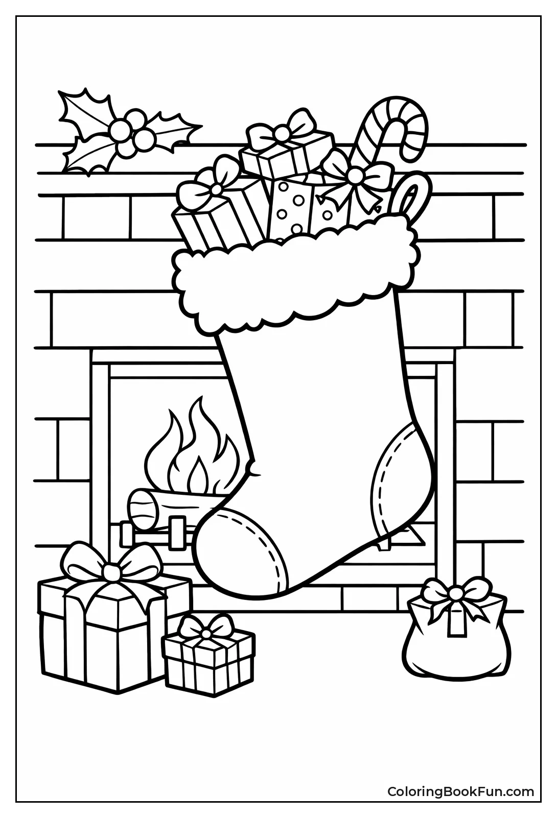 Stocking Stuffed with Packages