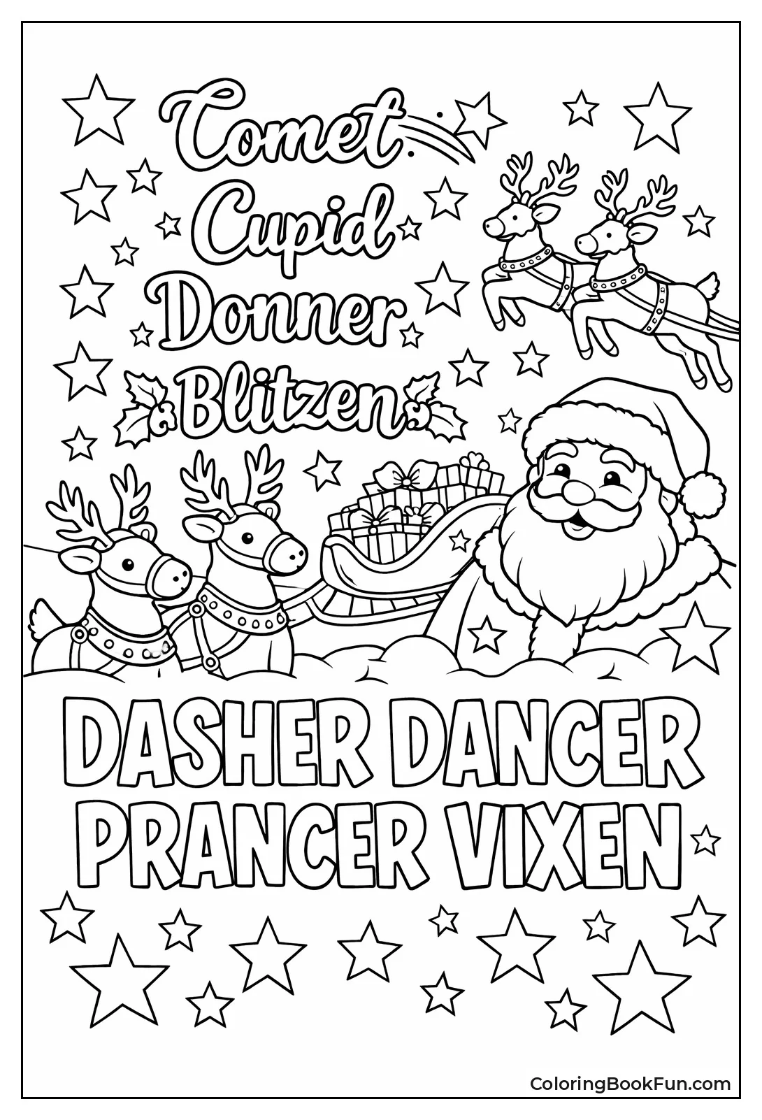 Reindeer Names Roll Call