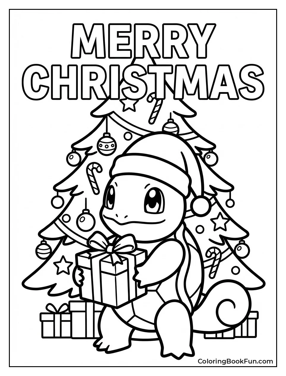 Christmas Squirtle with Gift