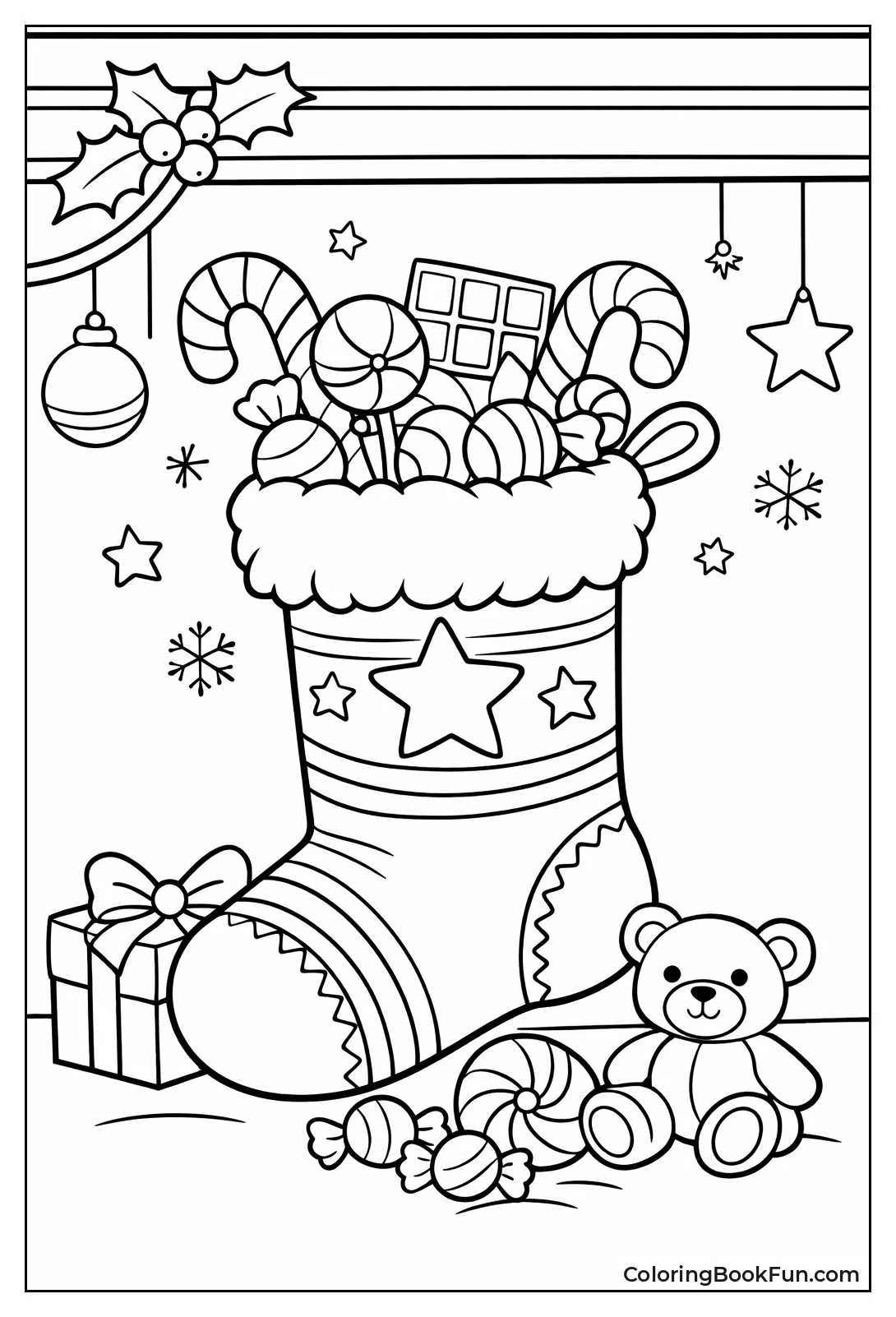 Candy Cane Sweet Stocking