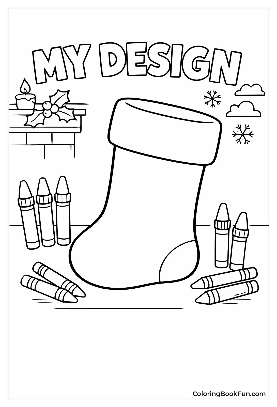 Blank Stocking Design Fun