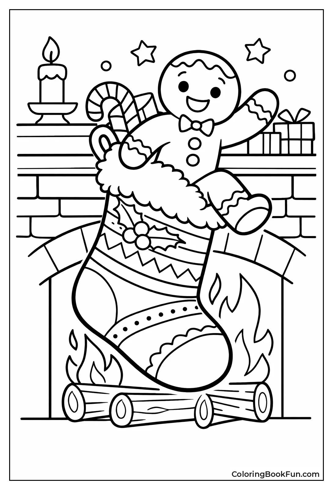 Gingerbread Man Climbs Out