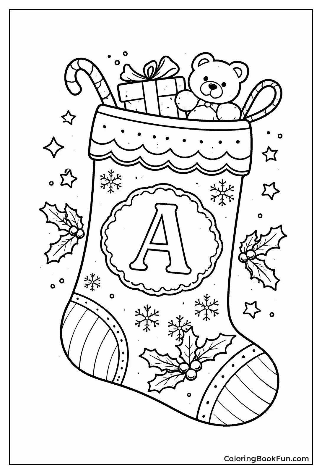 Personalized Monogram Stocking