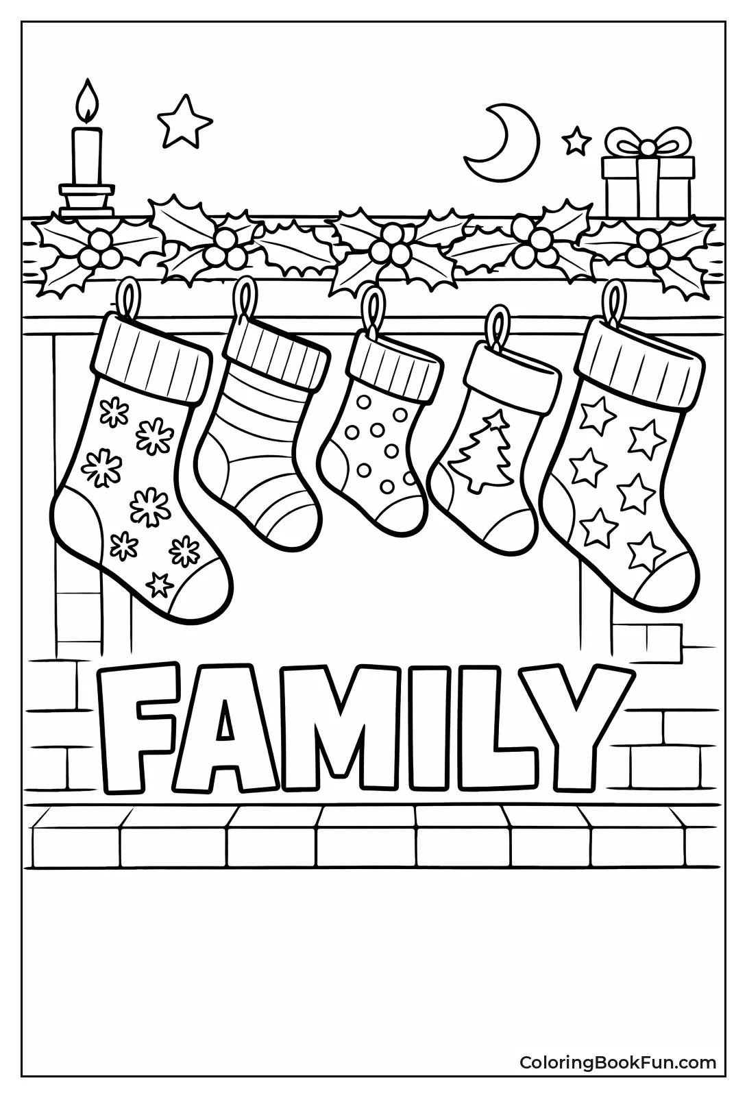 Row of Family Stockings