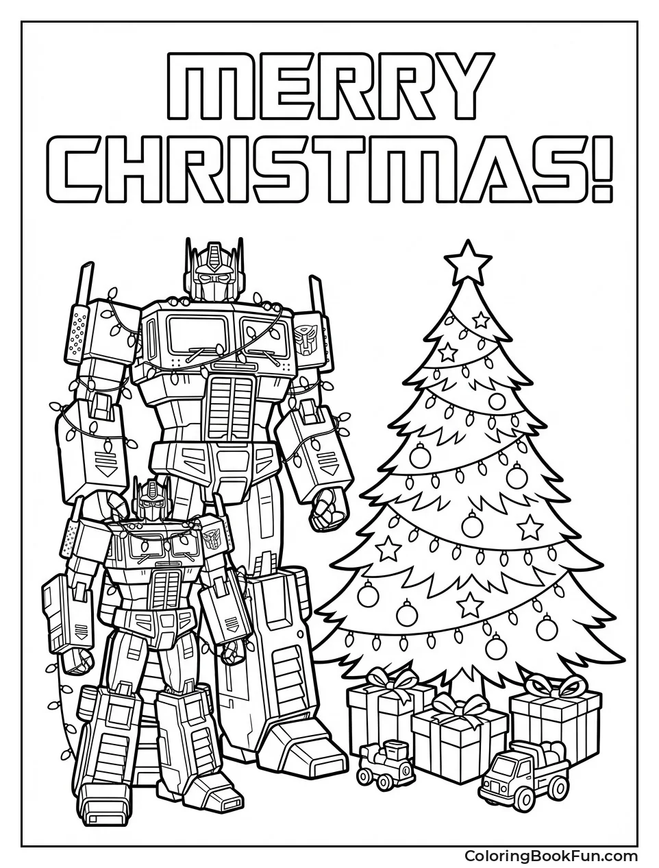 Transformers Deck Holidays Bright