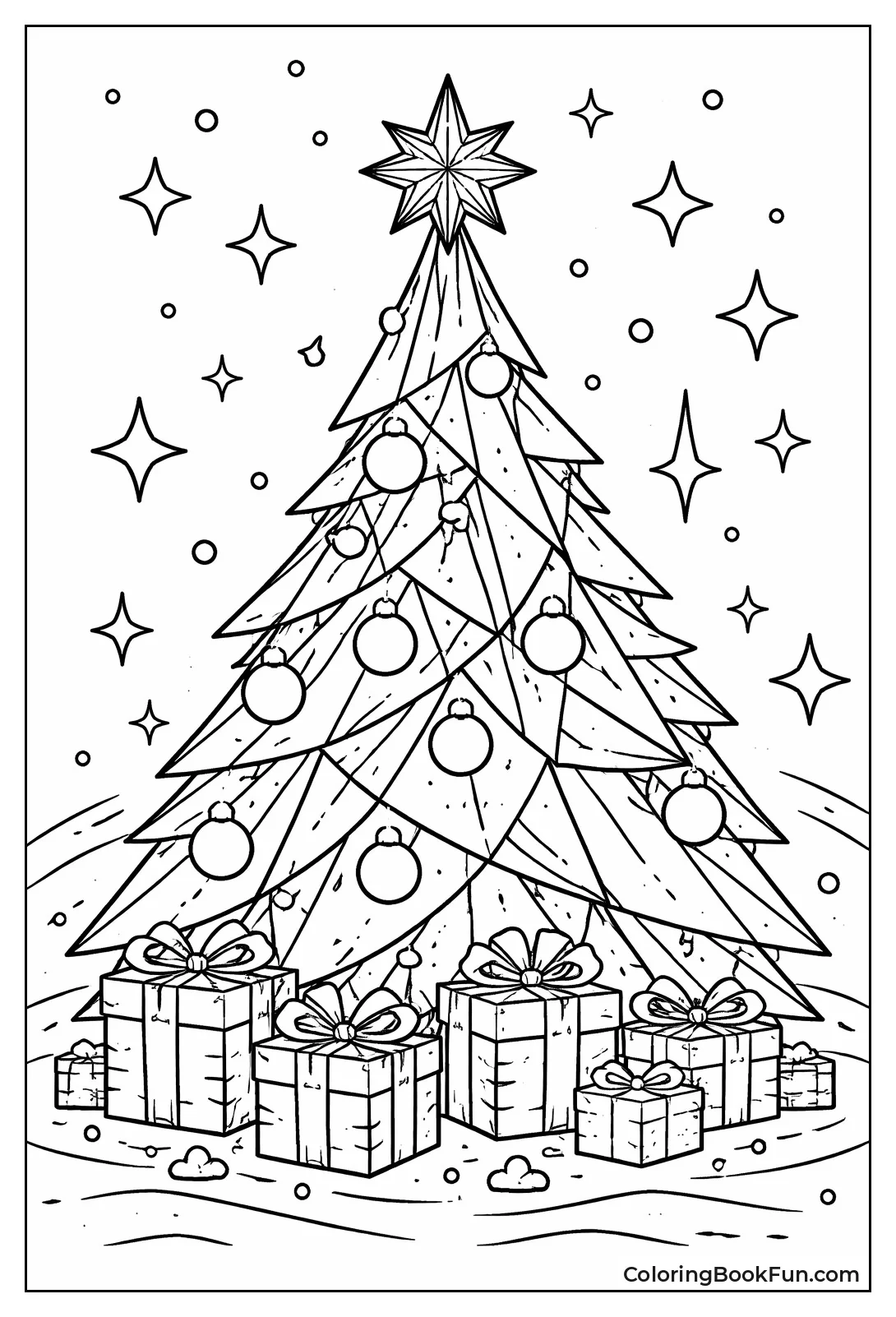 Geometric Modern Tree Shape