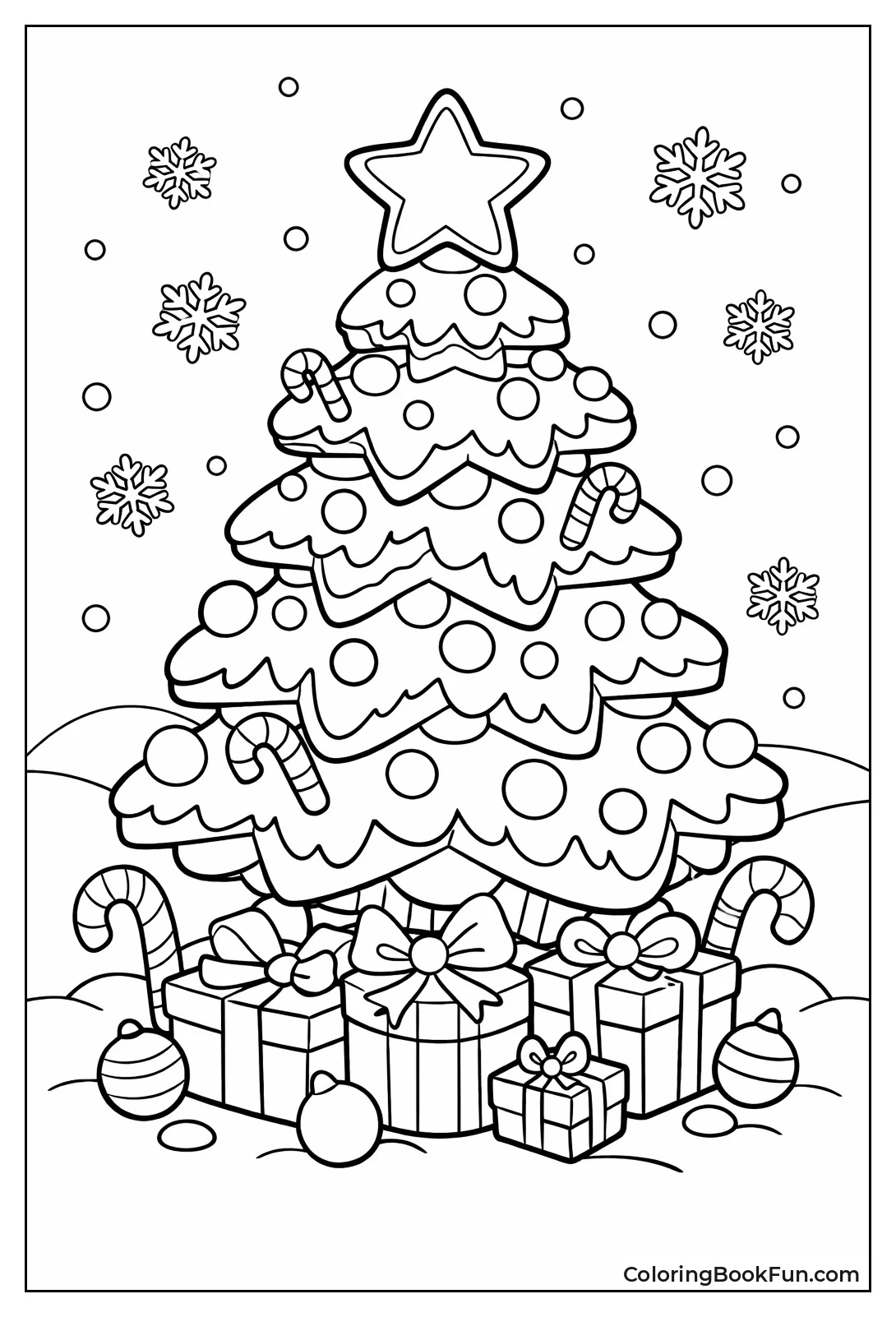 Gingerbread Cookie Tree Tower