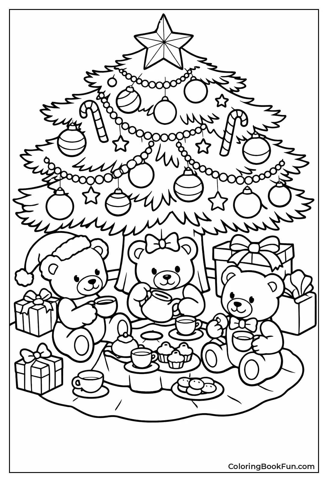 Teddy Bears Picnic Under Tree