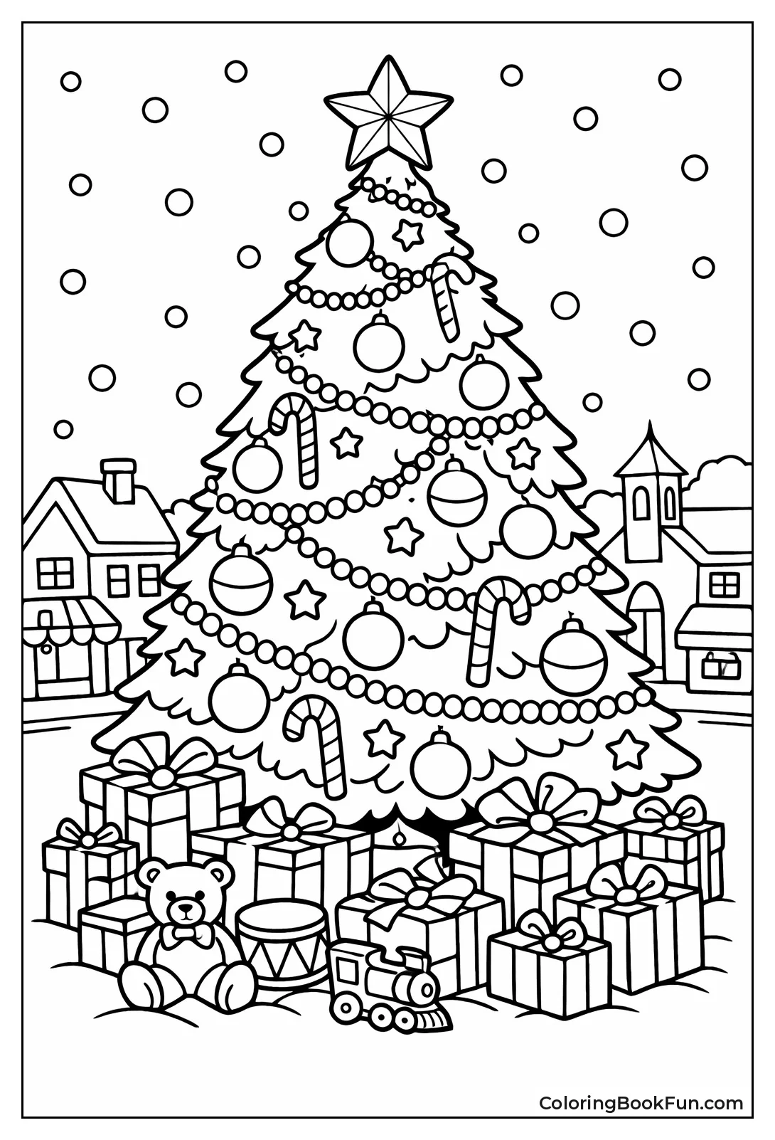 Giant Town Square Tree