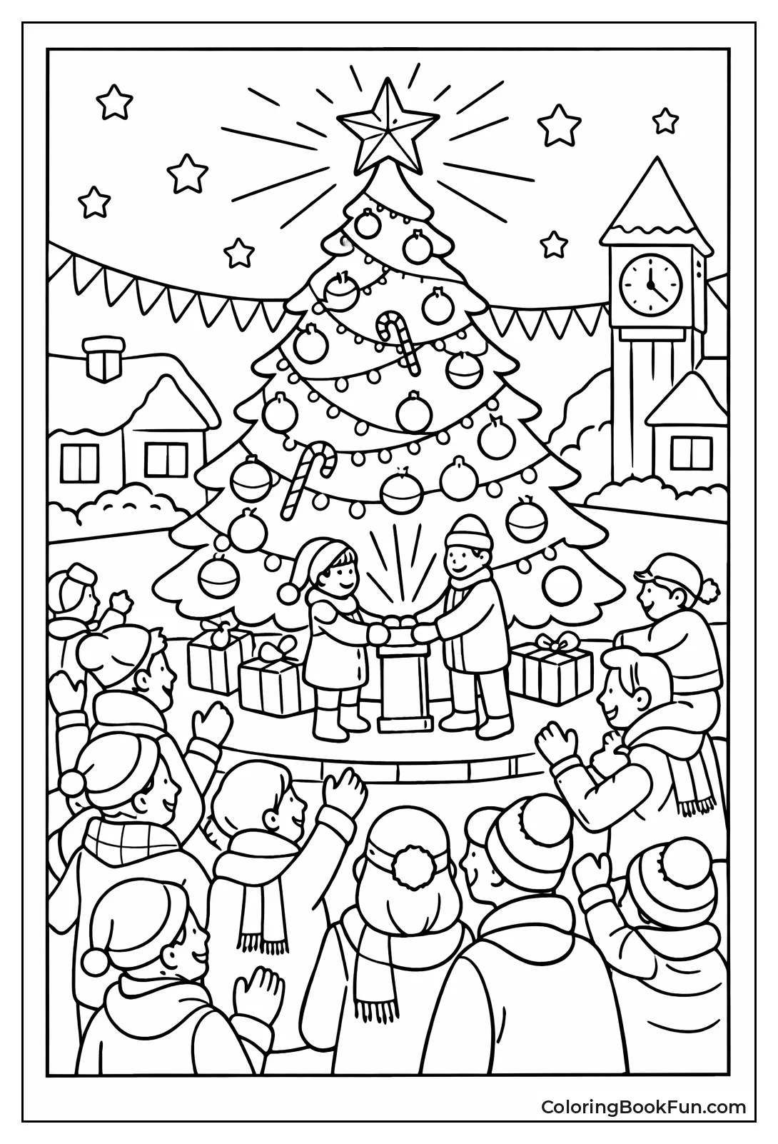 Crowd at Tree Lighting