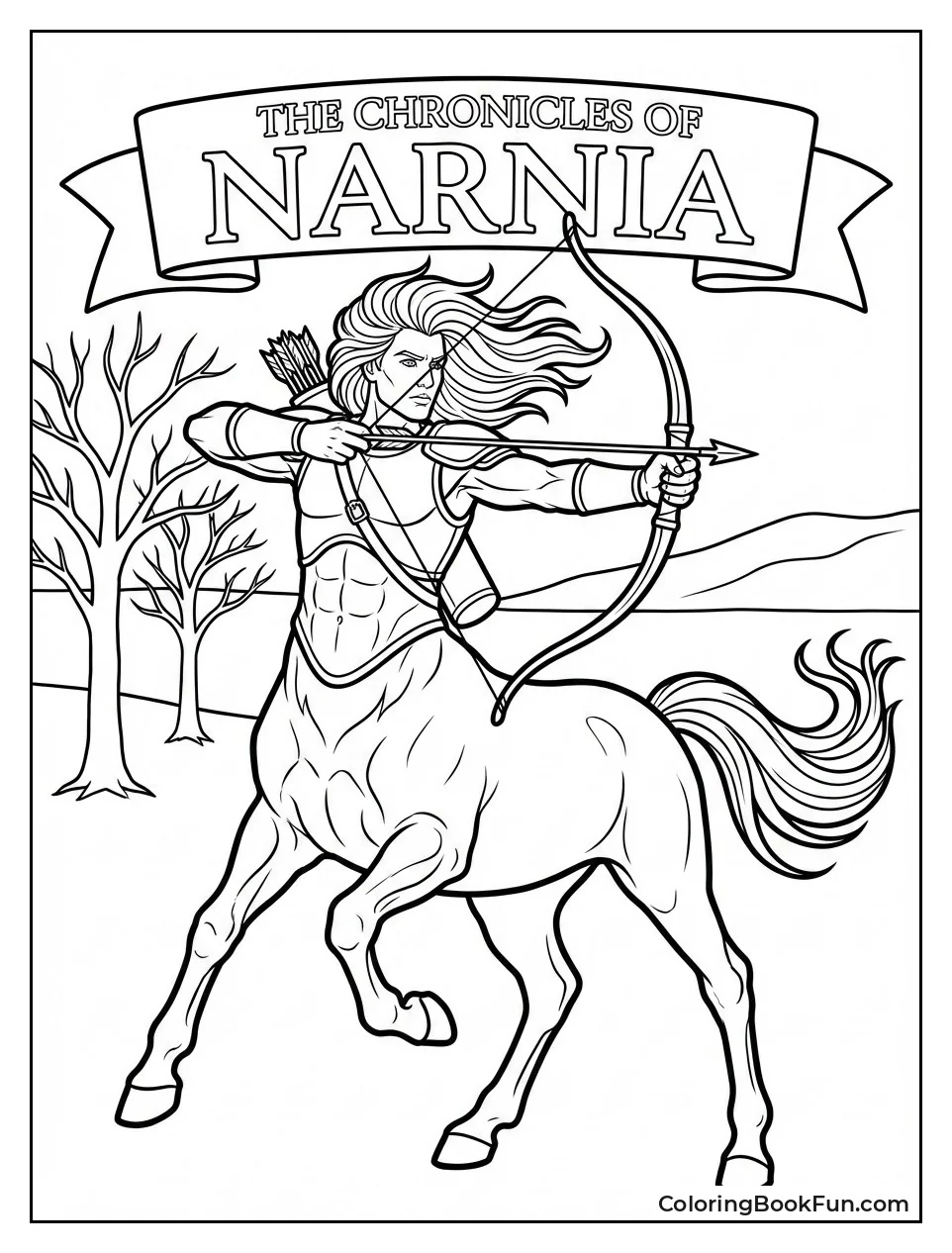 Centaur Charges with Bow